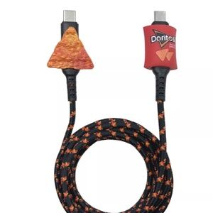 iPhone charger + AirPod case Doritos